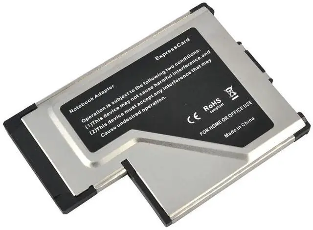 Alt view image 4 of 6 - Kebidumei  Express Card 54mm to USB 3.0 Card 2 Port Expresscard PCI-E to USB Adapter Converter