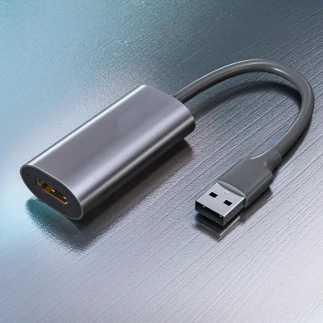 Alt view image 6 of 6 - Video HD Capture Card 1080p Game Capture Card Drive-free Portable HDMI to USB Game Streaming Grabber for Live Stream