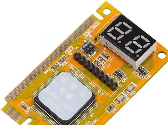 Alt view image 4 of 5 - Mini PCI-E LPC PC Analyzer Tester POST Card Test 3 in 1 For Notebook Laptop Hexadecimal Character Display