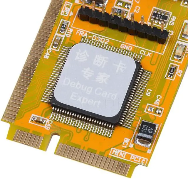 Alt view image 5 of 5 - Mini PCI-E LPC PC Analyzer Tester POST Card Test 3 in 1 For Notebook Laptop Hexadecimal Character Display