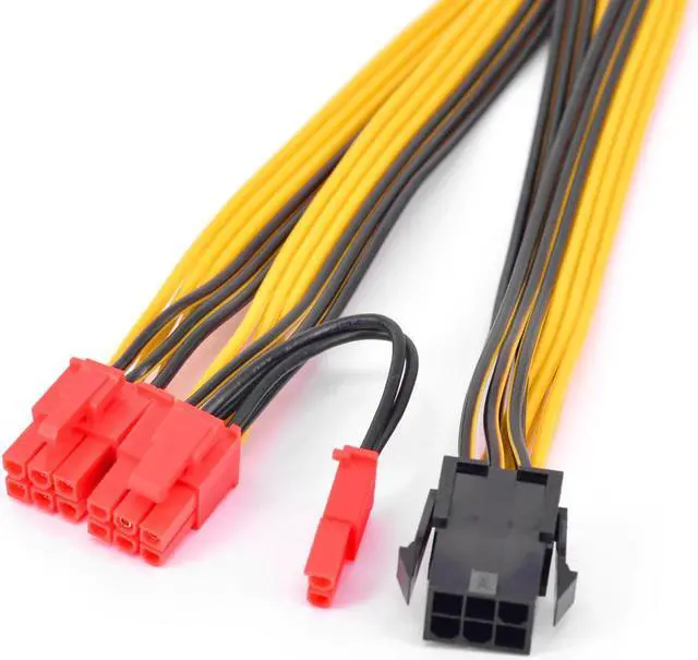 Alt view image 4 of 5 - PCI express GPU 6pin to 6+2Pin 6 Pin Power supply Cable PCI express Graphics card 8Pin 6P Male to 6Pin Female Extension for BTC