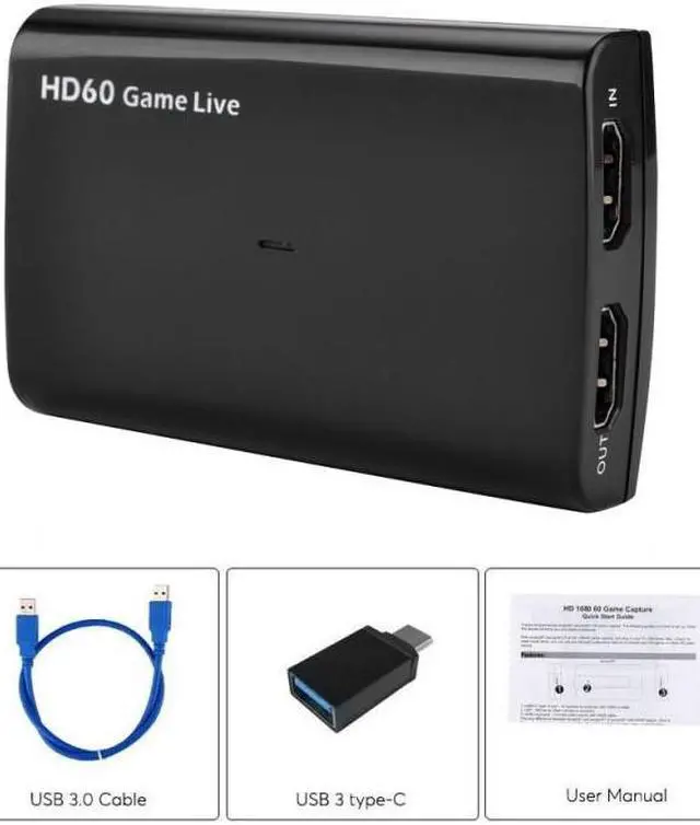 Alt view image 5 of 5 - HD60 Game Live 1080P Full HD Video Capture Card USB 3.0 Capture Adapter For Live Streaming Microsoft for Mac for VLC,Xsplit,OBS