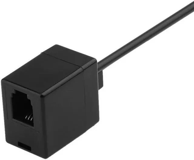 Alt view image 3 of 6 - 3.5mm Male Jack to RJ9 4P4C Female Adapter Converter Extension Cable Wire with 3.5mm TRRS male port for Cisco Telephone