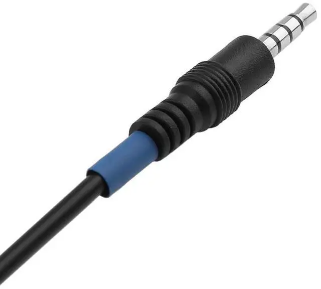 Alt view image 6 of 6 - 3.5mm Male Jack to RJ9 4P4C Female Adapter Converter Extension Cable Wire with 3.5mm TRRS male port for Cisco Telephone