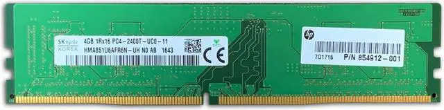 Main image of Hynix HMA851U6AFR6N-UH KIT  4GB 1RX16 PC4-2400T DDR4 DESKTOP MEMORY HYNIX HMA851U6AFR6N-UH