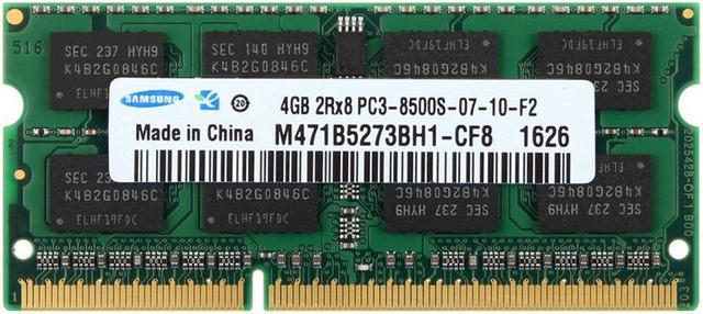 Llamarada confirmar arena For Samsung M471B5273BH1-CF8 4GB DDR3 1066Mhz PC3-8500S 204pin SODIMM  Laptop RAM Memory Laptop Memory - Newegg.com