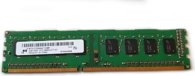 Main image of Micron 2GB DDR3 DESKTOP Memory PC3-10600 1333Mhz RAM MT8JTF25664AZ-1G4M1