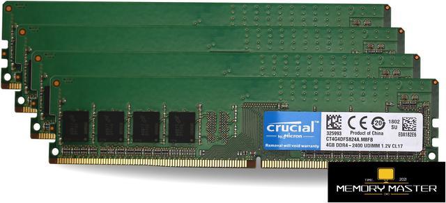 Crucial 16GB DDR4 2400MHz Memory RAM