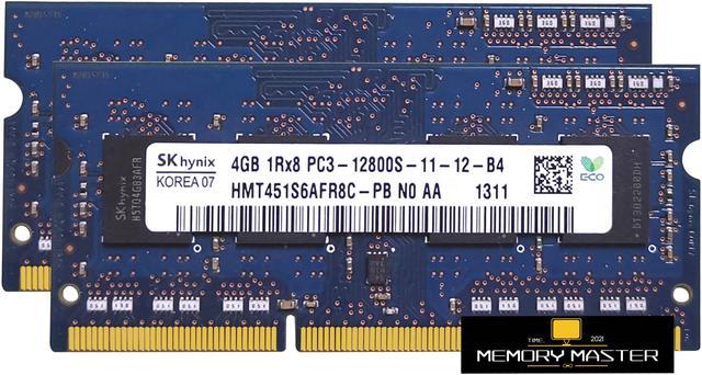 SK Hynix 8GB(2X4GB) HMT451S6AFR8C-PC PC3-12800 Laptop SODIMM DDR3