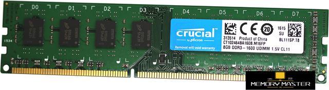 8gb ddr3 store crucial