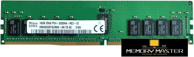 HMA82GR7DJR8N-XN Hynix 16GB(1X16GB) DDR4-25600 2Rx8 EEC PC4-3200AA Server  Memory