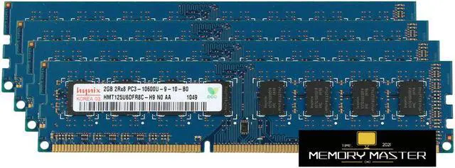 Main image of For Hynix HMT125U6DFR8C-H9 8GB(4X2GB) 2Rx8 PC3-10600U DDR3-1333MHZ 240Pin Intel DIMM Desktop Memory RAM