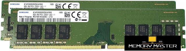 Samsung 16GB 1Rx8 PC4-2666V-UA2-11 M378A1K43DB2-CTD (PC4-21300