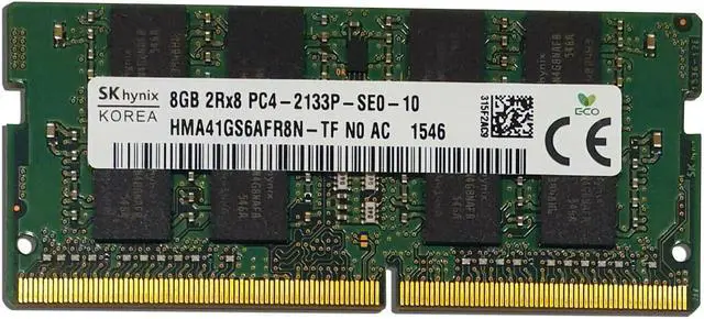 Main image of SK Hynix HMA41GS6AFR8N-TF 8GB DDR4 2133MHz Laptop RAM - PC4 17000 2133P SODIMM Memory 260pin 2Rx8