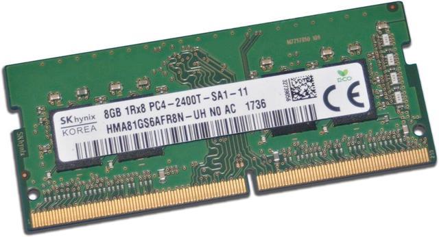 Fondo verde ambición Medalla SK Hynix 8GB DDR4 2400MHz RAM - PC4 19200 SODIMM Memory HMA81GS6AFR8N-UH  Laptop Memory - Newegg.com