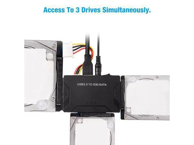 Alt view image 7 of 7 - 3.0 to IDE | SATA Converter USB External Hard Drive Adapter Kit 2.5"/3.5" Cable