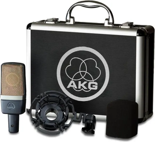 Alt view image 18 of 20 - AKG C214 1-Inch Large-Diaphragm Studio Condenser Microphone Mic C-214 NEW