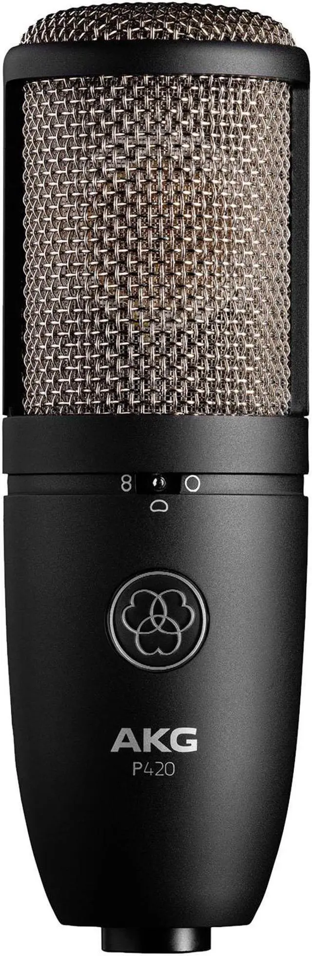 Alt view image 3 of 6 - AKG Pro Audio P420 Large Dual Diaphragm Studio Condenser Microphone