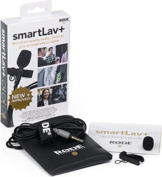 Alt view image 13 of 20 - Rode Smartlav+ Lavalier Microphone for Smartphones