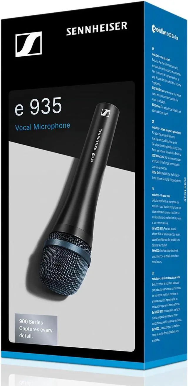 Alt view image 13 of 20 - Sennheiser E935 - Professional Cardioid Dynamic Handheld Vocal Microphone