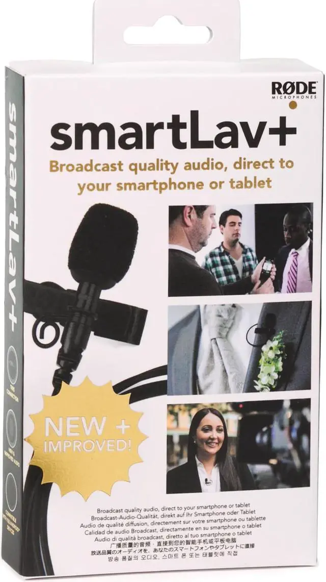 Alt view image 15 of 20 - Rode Smartlav+ Lavalier Microphone for Smartphones