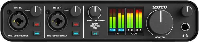 Alt view image 7 of 17 - MOTU M4 4x4 USB-C Audio Interface