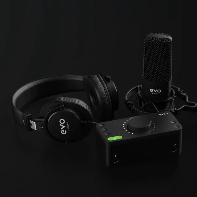Alt view image 10 of 20 - Audient EVO SRB Start Recording Bundle