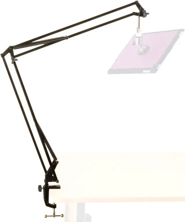 Alt view image 4 of 19 - On-Stage MBS5000 Broadcast/Webcast Boom Arm with XLR Cable