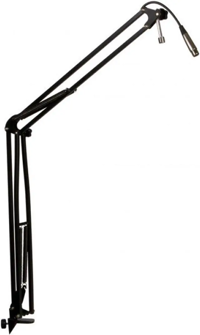 Alt view image 2 of 19 - On-Stage MBS5000 Broadcast/Webcast Boom Arm with XLR Cable