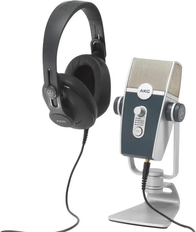 Alt view image 7 of 20 - AKG Pro Audio Podcaster Essentials Kit for Streamers, Vloggers, and Gamers-Includes Lyra USB-C Microphone, K371 Headphones, and Ableton Lite Software