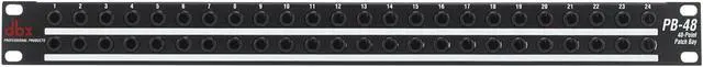 Alt view image 4 of 8 - dbx PB-48 48-Point 1/4" Patchbay