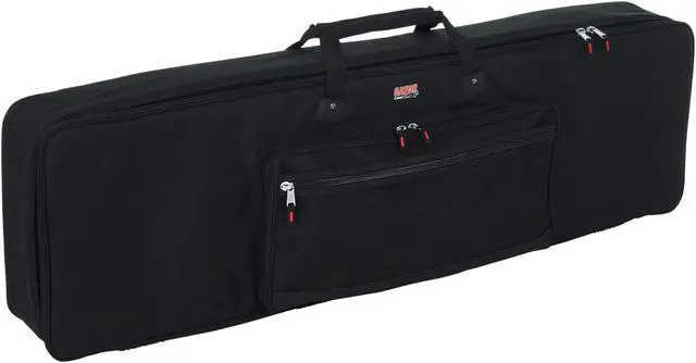 Alt view image 10 of 14 - Gator GKB88SLIM Slimline 88 Note Keyboard Gig Bag Keyboard Soft Bag