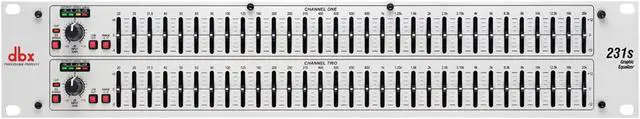 Alt view image 11 of 12 - DBX 231S Dual 31 Band Graphic EQ Equalizer