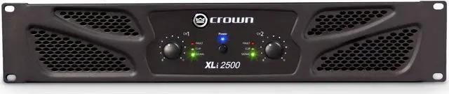 Alt view image 16 of 20 - Crown 2500 Amplifier 1000 W RMS 2 Channel Dark Gray NXLI25000US
