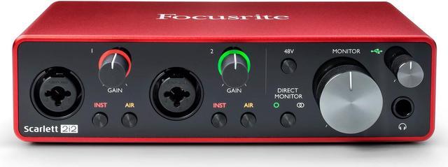 Alt view image 10 of 16 - Focusrite Scarlett 2i2 3rd Generation Audio Interface