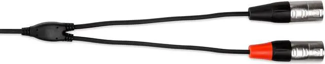 Alt view image 5 of 8 - Hosa HMX-006Y Pro Stereo Breakout, REAN 3.5mm TRS to Dual XLR Male, 6ft