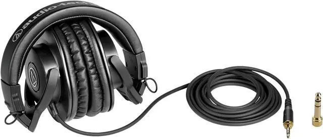 Alt view image 12 of 20 - Audio Technica ATH-M30X Closed-Back Monitoring Headphones