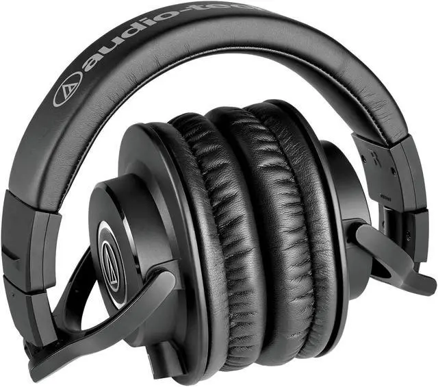Alt view image 9 of 20 - Audio-Technica ATHM40x Professional Monitor Headphones- Black