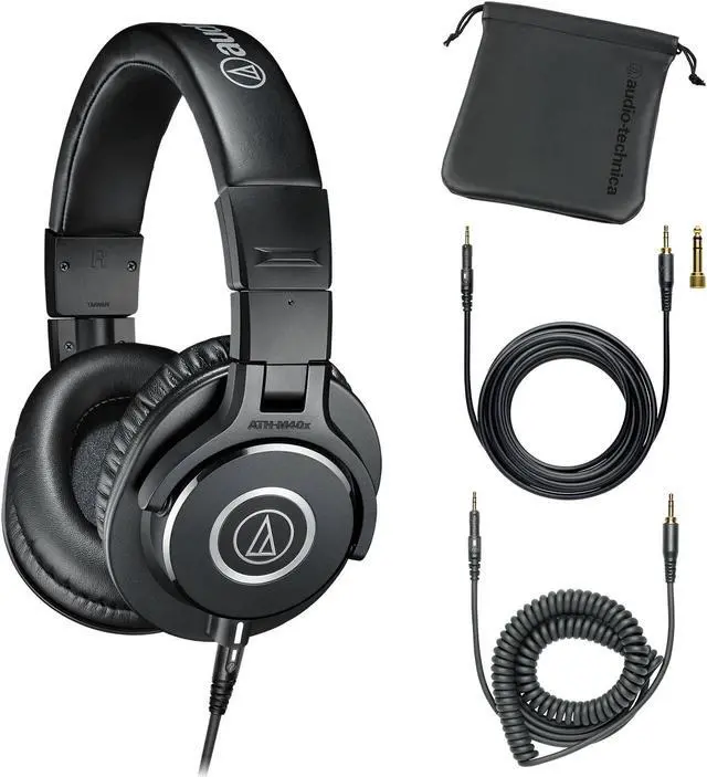 Alt view image 10 of 20 - Audio-Technica ATHM40x Professional Monitor Headphones- Black