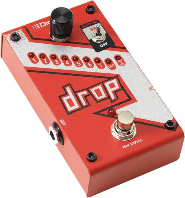 Alt view image 12 of 20 - Digitech Drop Polyphonic Drop Tune Pitch Shifter pedal