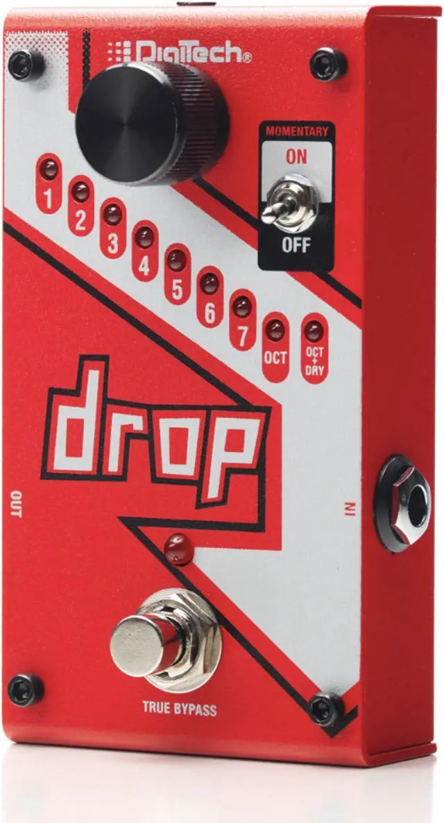 Alt view image 9 of 20 - Digitech Drop Polyphonic Drop Tune Pitch Shifter pedal
