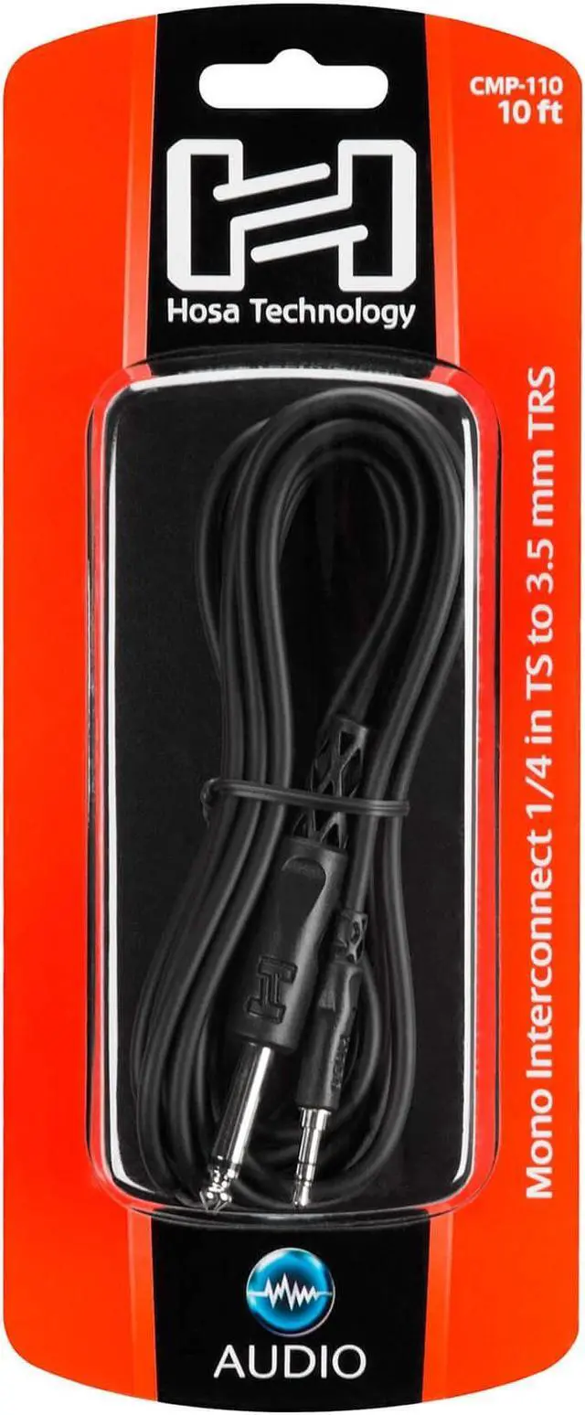 Alt view image 13 of 18 - Hosa 10' Audio Cbl St3.5-M1/4