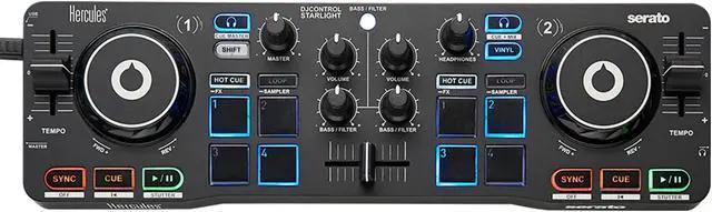 Alt view image 19 of 20 - Hercules DJ Starterkit w/ Starlight DJ Monitor 32 HDP DJ M40.1 & Serato DJ Intro