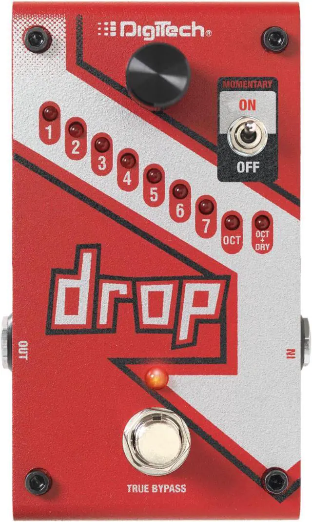 Alt view image 11 of 20 - Digitech Drop Polyphonic Drop Tune Pitch Shifter pedal
