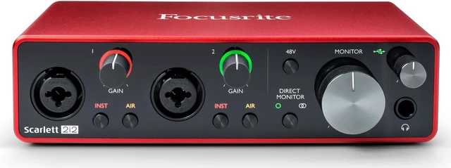 Alt view image 20 of 20 - Focusrite Scarlett 2i2 Studio 3rd Generation Recording Bundle