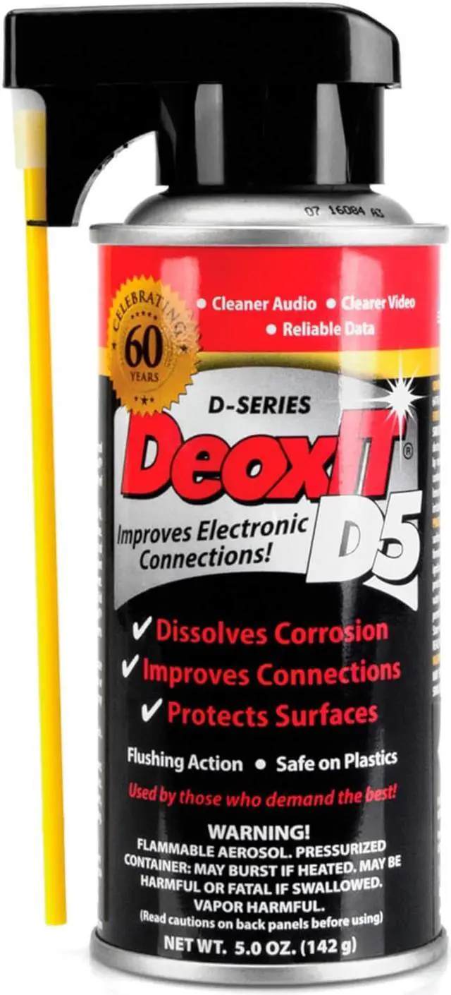 Alt view image 7 of 10 - DeoxIT Standard Deoxidizer Aerosol Spray 5oz