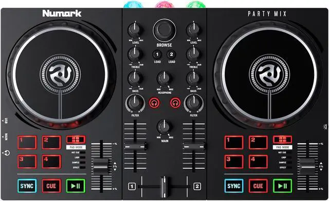 Main image of Numark Party Mix II DJ Controller with Light Show