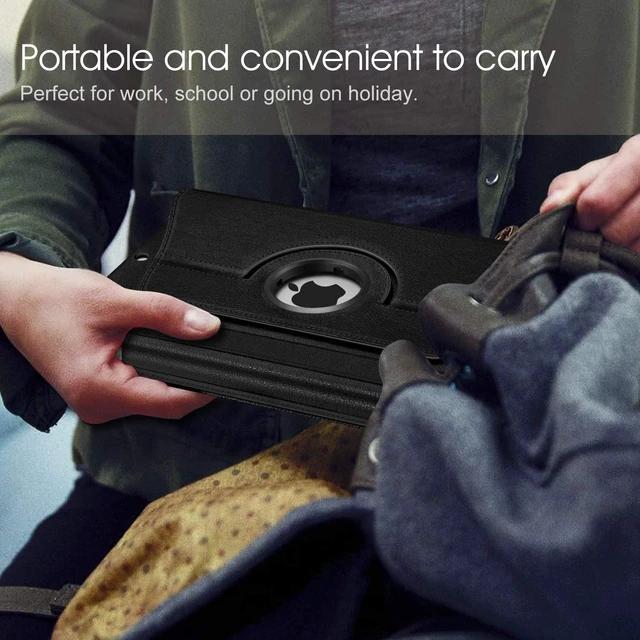 Alt view image 7 of 7 - Fintie 360° Rotating Case for iPad 9th / 8th / 7th Generation 10.2 Inch