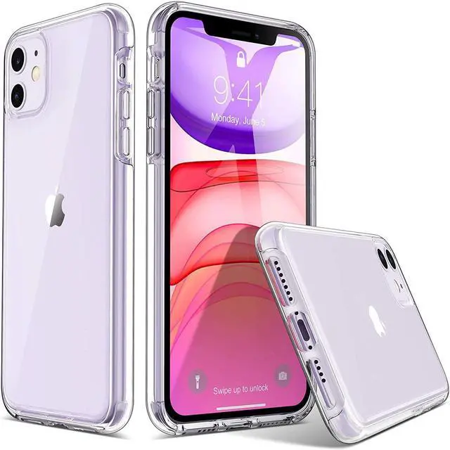 Main image of Clear Case Compatible with iPhone 11 6.1-Inch 2019 Transparent Thin Slim Protective Phone Cover