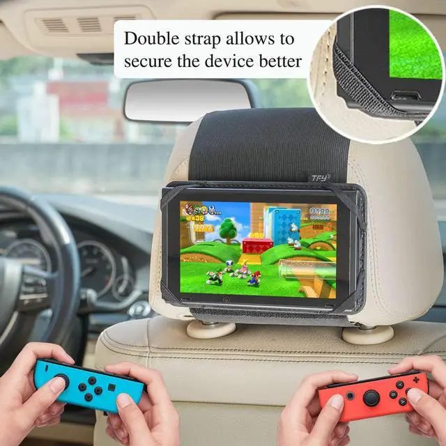 Alt view image 2 of 7 - Switch Car Mount TFY Car Headrest Mount Holder Compatible with Nintendo Switch